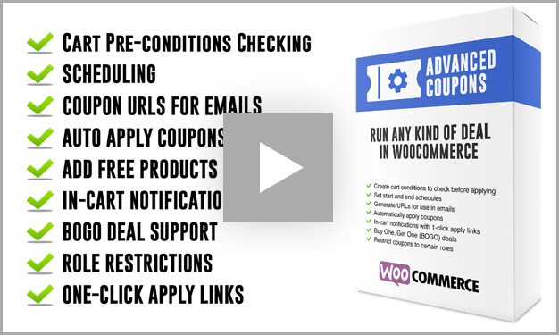 Advanced Coupons Plugin Video