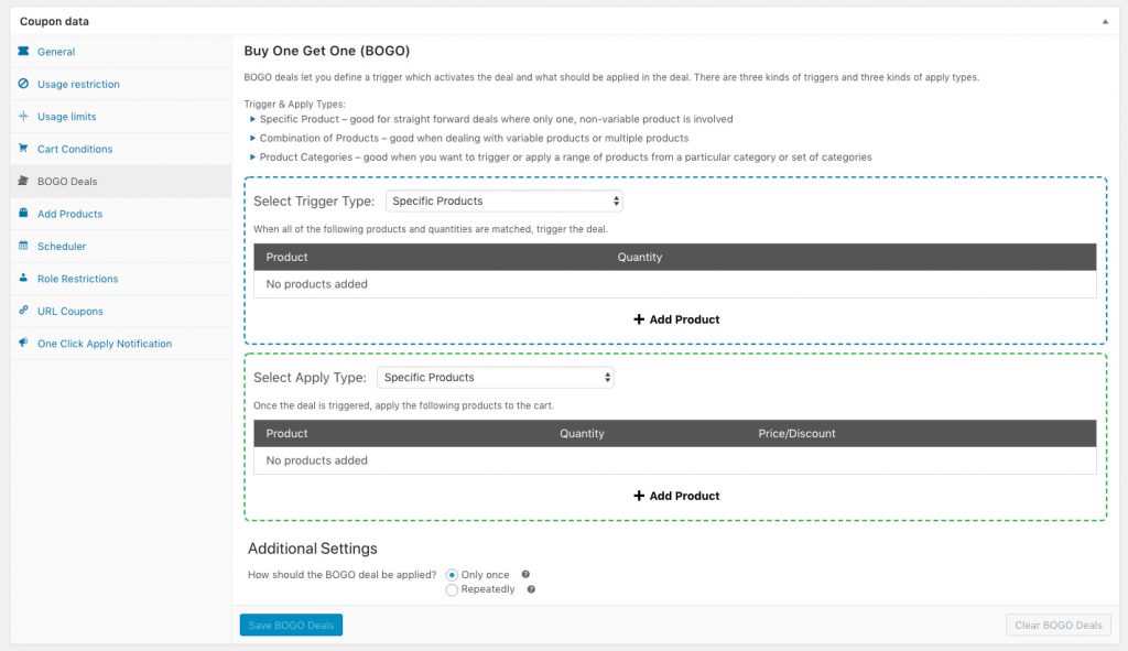 WooCommerce BOGO Plugin