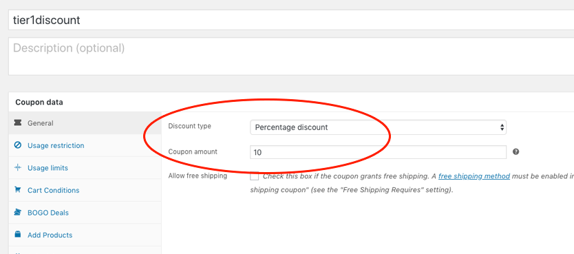 Tiered Discount WooCommerce Coupon Tier 1 Example - Advanced Coupons Tiered Discount WooCommerce Coupon Tier 1 Example