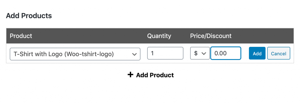 Setting the override price to zero for the free product.