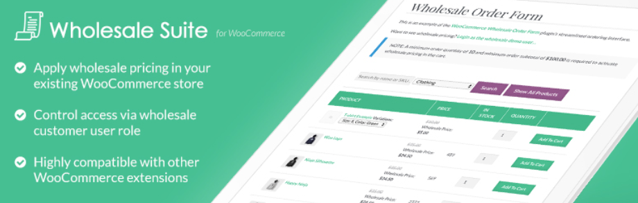 Wholesale Prices plugin