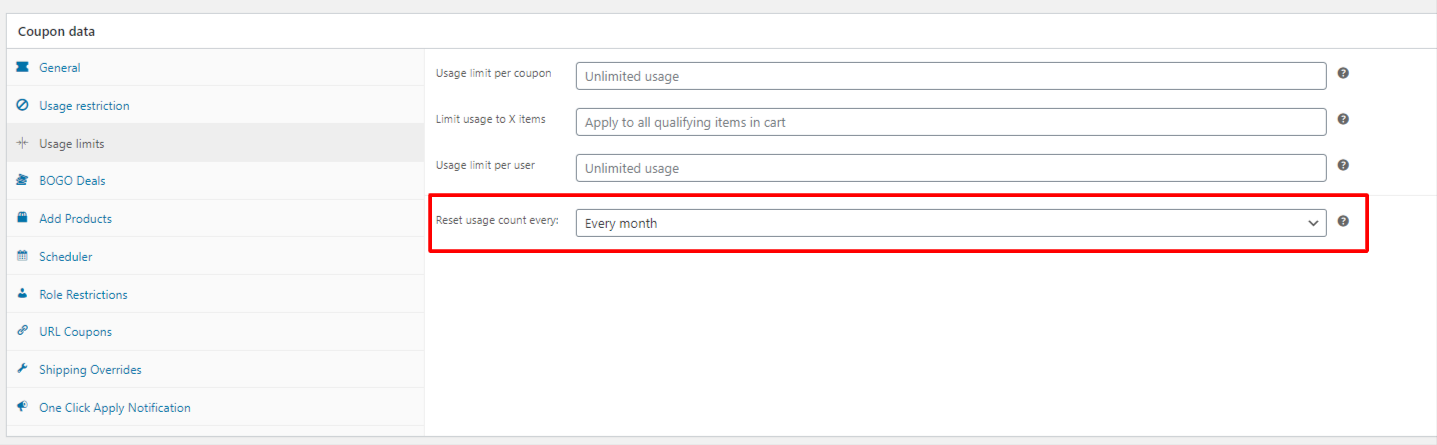 How To Reset Usage Limits Every Day, Week, Month, Or Year - Advanced ...