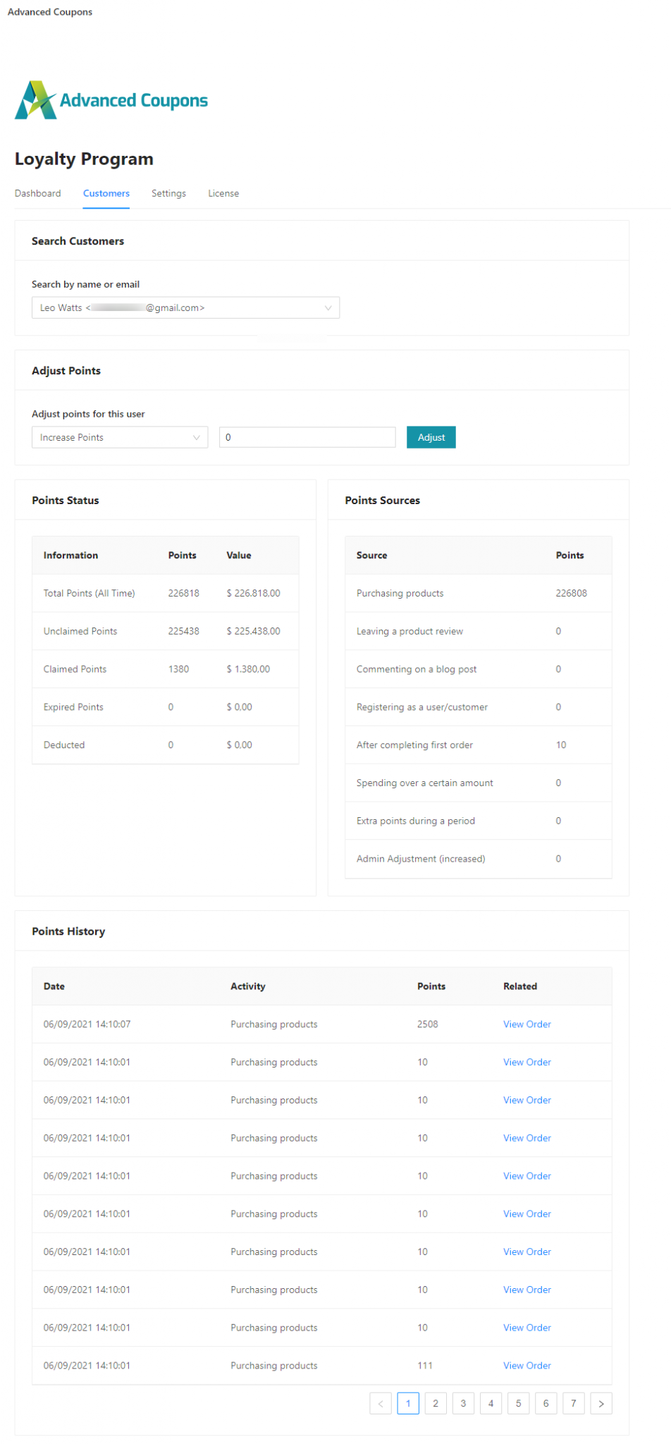 How To Manage Loyalty Points In Loyalty Program Admin Dashboard ...