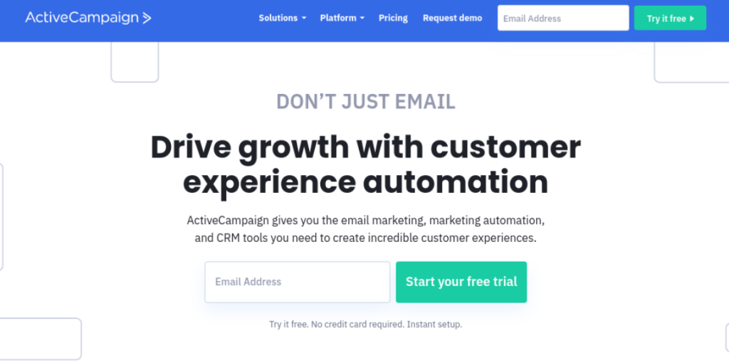 The ActiveCampaign email marketing WooCommerce tool. 