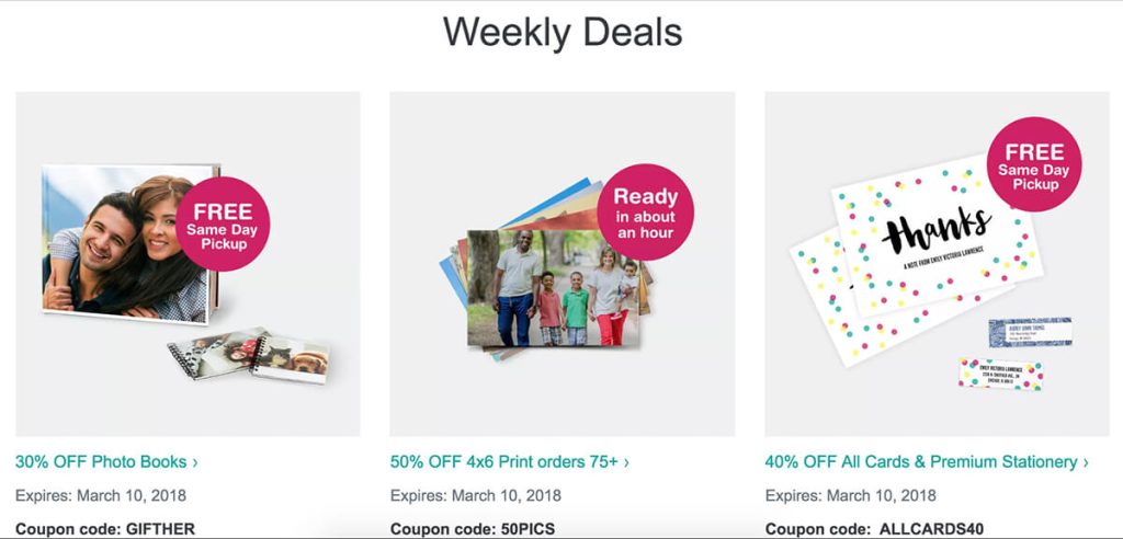 Coupon Deals Example 5: Weekly or Monthly Discounts
