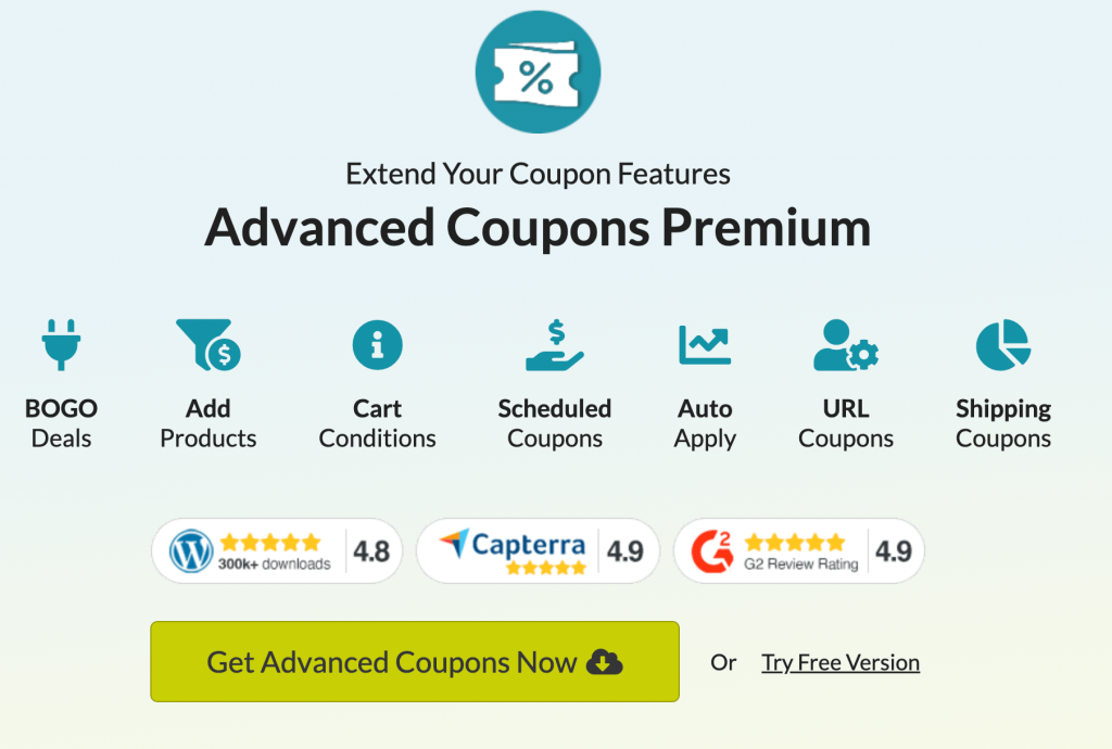 The Advanced Coupons Premium plugin. 