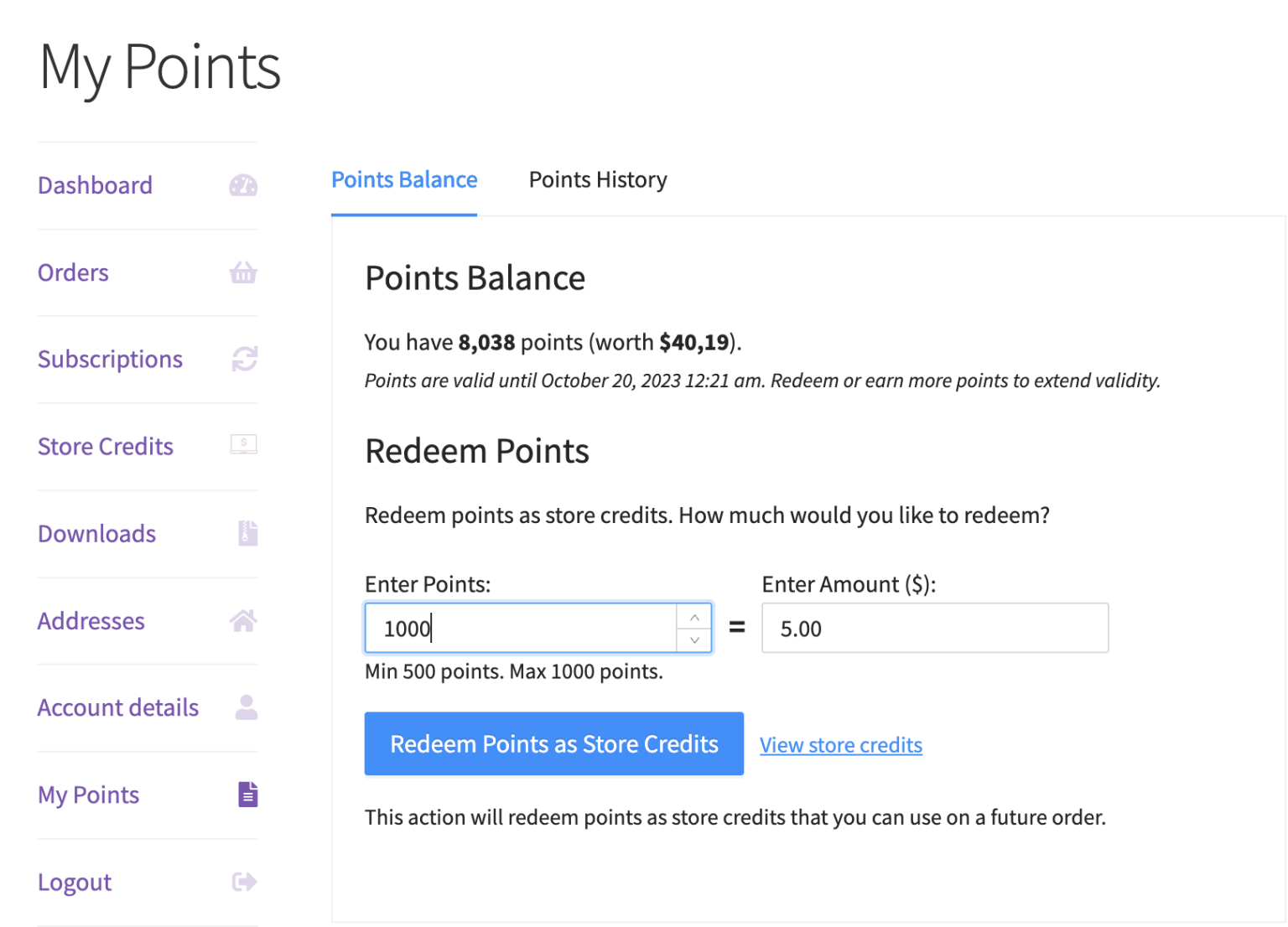 Redeem Point List How to Set the Maximum Points that can be Redeemed at once? - Advanced ...