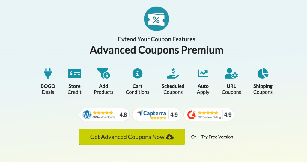 Advanced Coupons premium. 