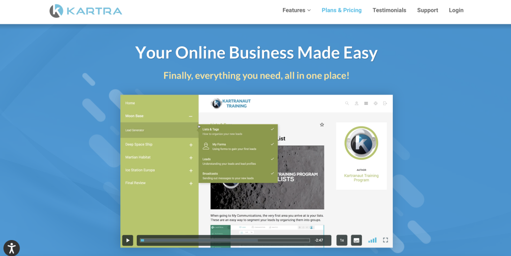 Kartra as a wonderful ClickFunnels alternative