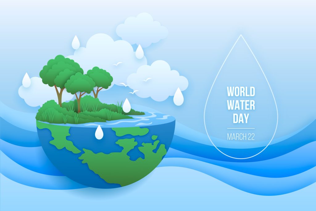 March promotion ideas: a World Water Day sample banner