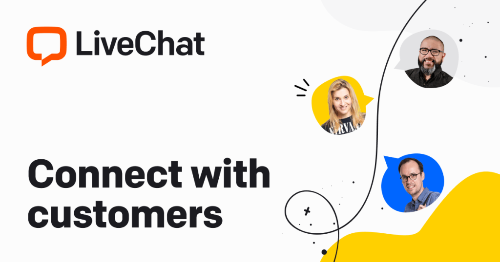 LiveChat offers real-time communication between businesses and customers through a live chat feature.