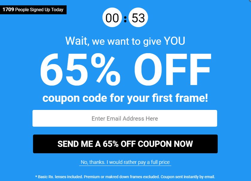 Percentage Discount Example