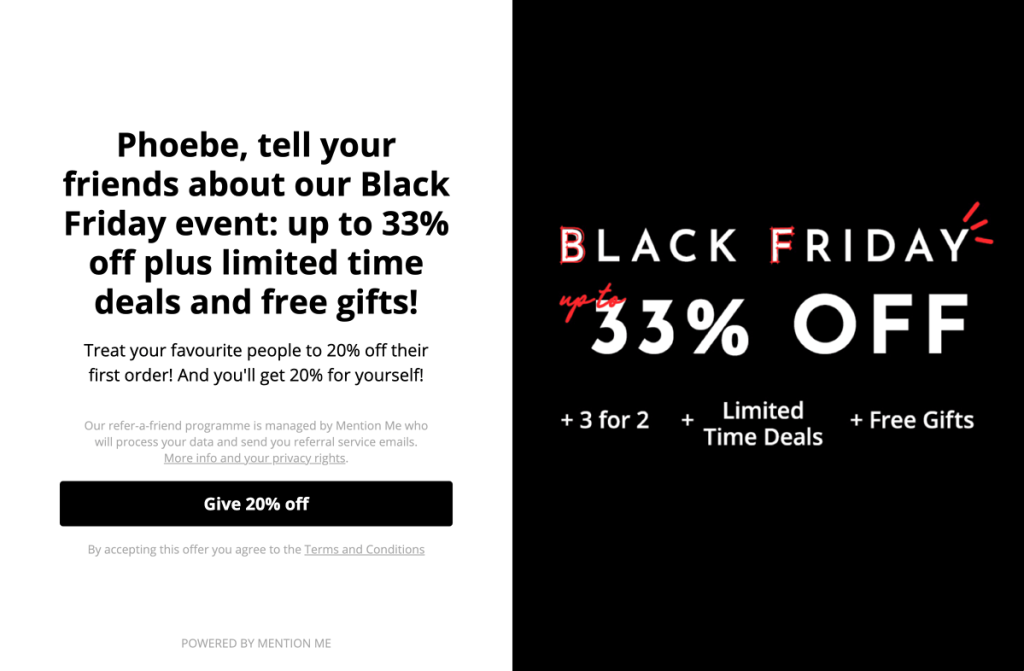 Black Friday discount 