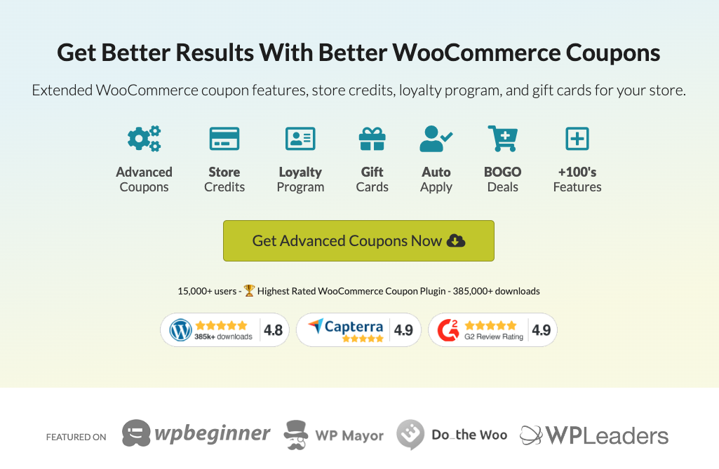 #1-rated coupon plugin in WooCommerce