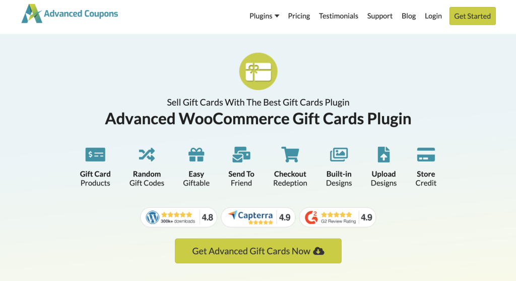 Easily sell digital gift cards