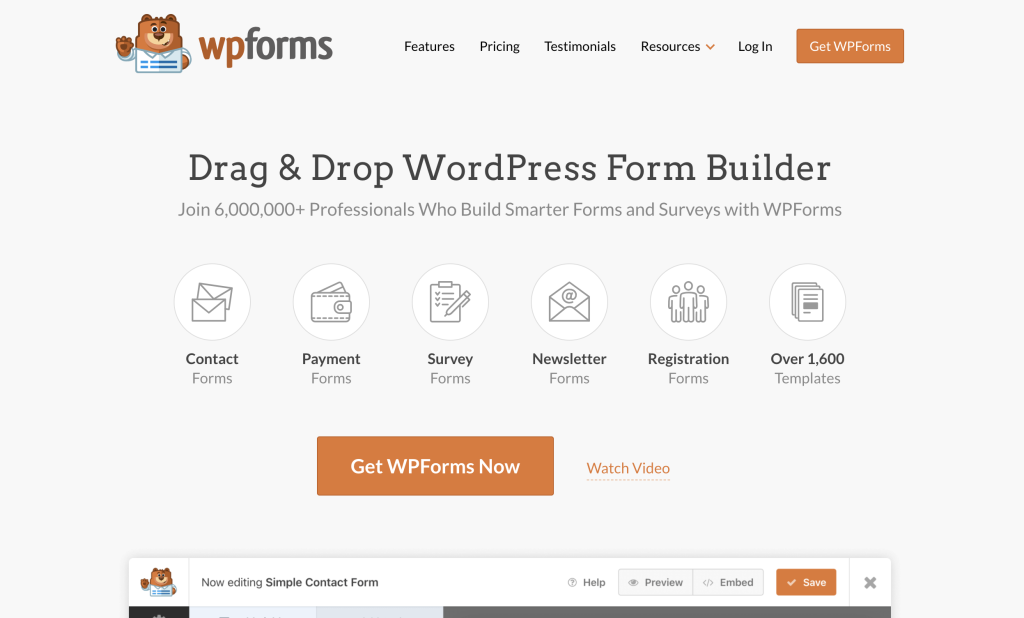 Best WordPress contact form plugin