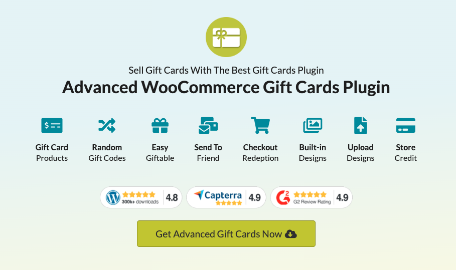 Sell advanced gift cards with ease using Advanced Gift Cards