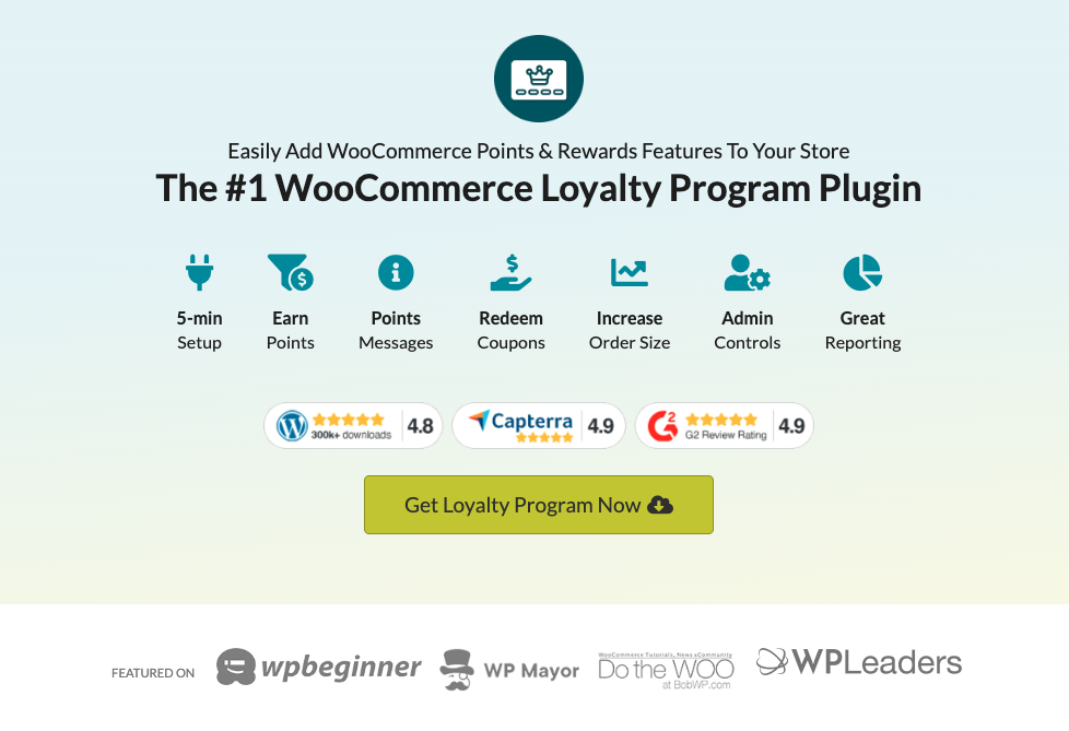 The best Loyalty Program plugin in WooCommerce today 