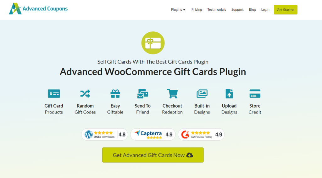 Advanced WooCommerce Gift Cards Plugin 