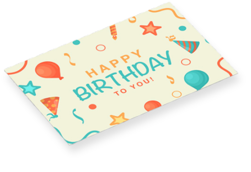 - Advanced Coupons Colorful birthday-themed WooCommerce gift card