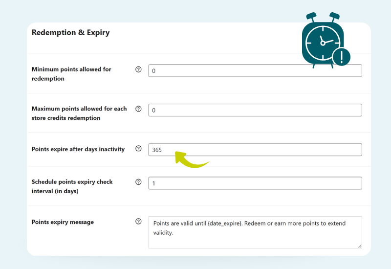 - Advanced Coupons setting points expiry in WooCommerce loyalty program