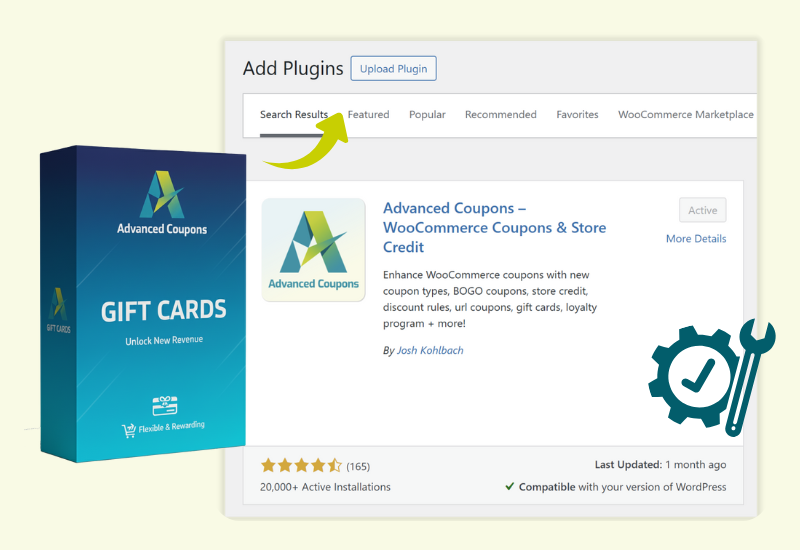 - Advanced Coupons Installing Advanced Coupons WooCommerce Gift Cards plugin