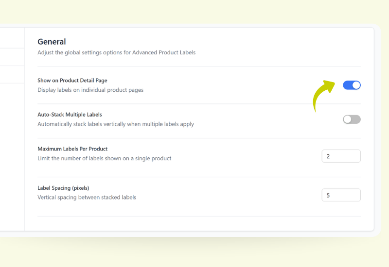 Advanced Promo Kit General Settings tab