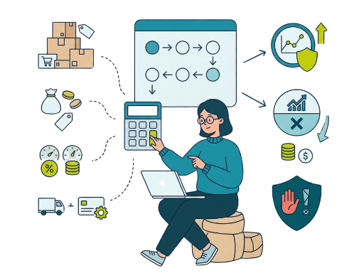 WooCommerce discount calculator for price, cost, and profit planning