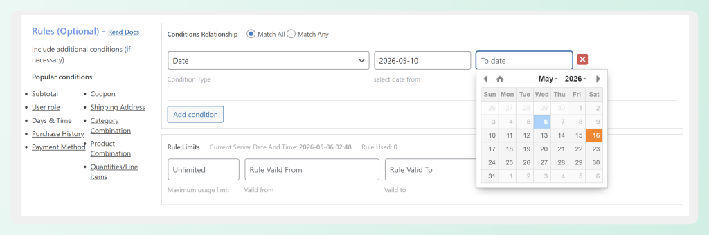 Flycart scheduler 