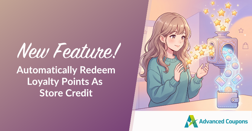 New! Automatically Redeem Loyalty Points As Store Credit In WooCommerce