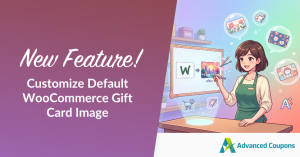 New feature: customize the default WooCommerce gift card image